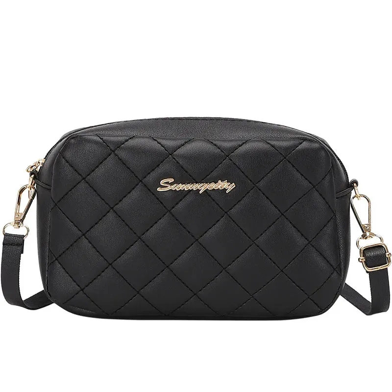 Tassel Small Messenger Bag for Women – Trendy Lingge Embroidery Camera Shoulder Bag