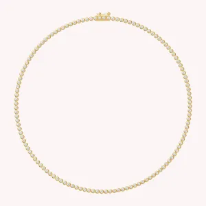 Tennis Necklaces Bezel Set 4.50 Cttw Lab Grown Diamond Necklaces