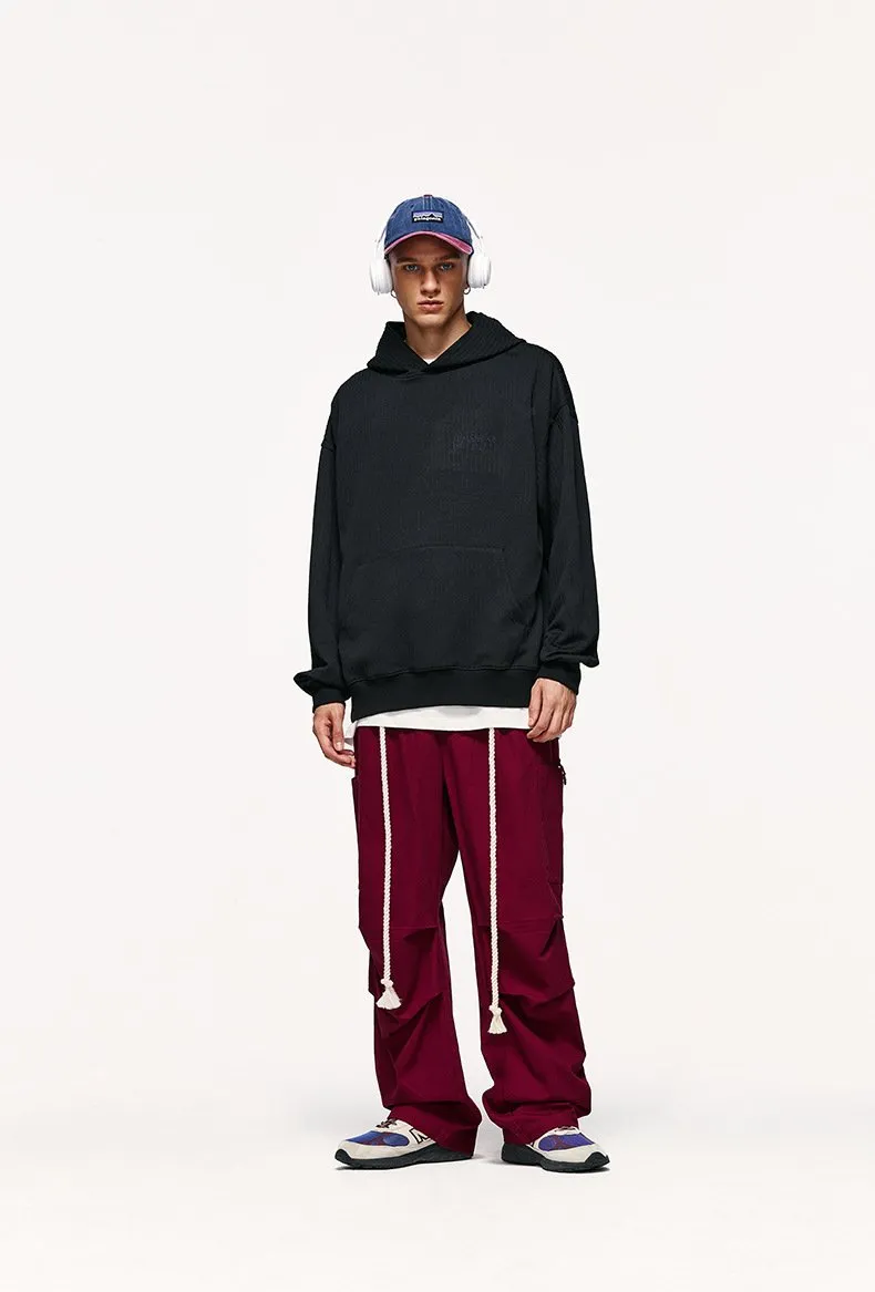 Tether Tooling Wide Leg Pants 2023 Autumn And Winter New Fashion Brand Personalized Loose Casual Trousers For Men And Women