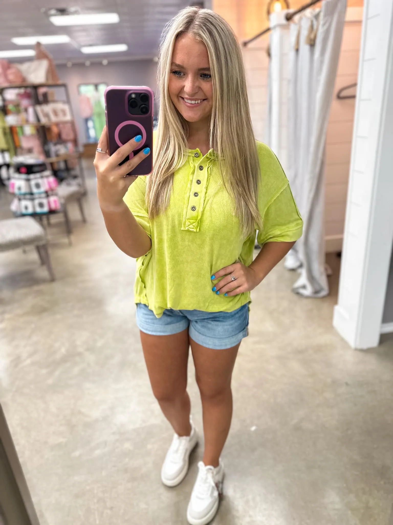The Benny Boyfriend Henley Top