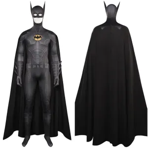 The Flash Batman Cosplay Printed Jumpsuit Costume Halloween Carnival Suit