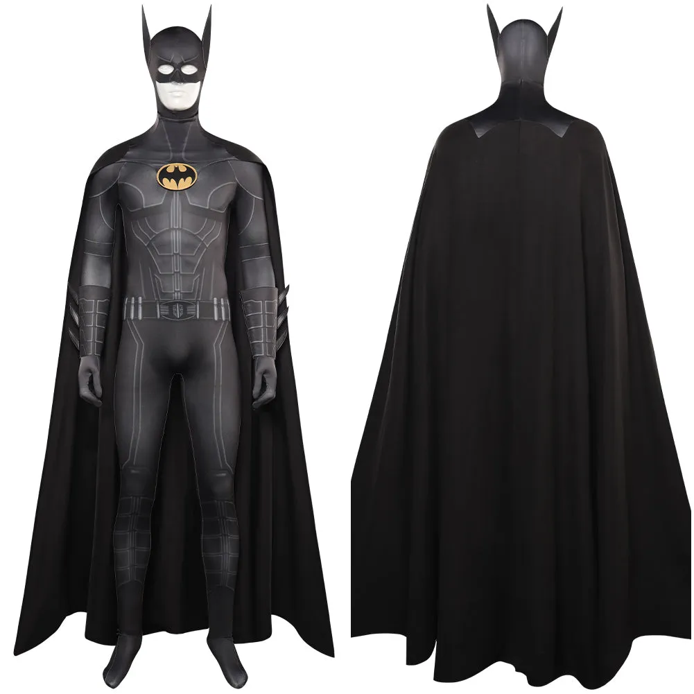 The Flash Batman Cosplay Printed Jumpsuit Costume Halloween Carnival Suit