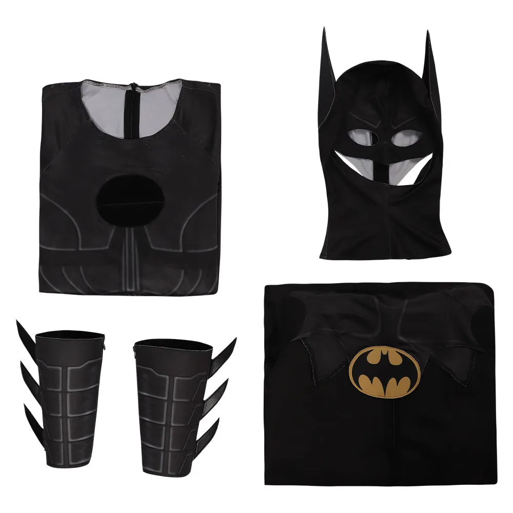 The Flash Batman Cosplay Printed Jumpsuit Costume Halloween Carnival Suit