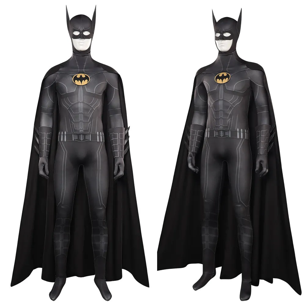 The Flash Batman Cosplay Printed Jumpsuit Costume Halloween Carnival Suit