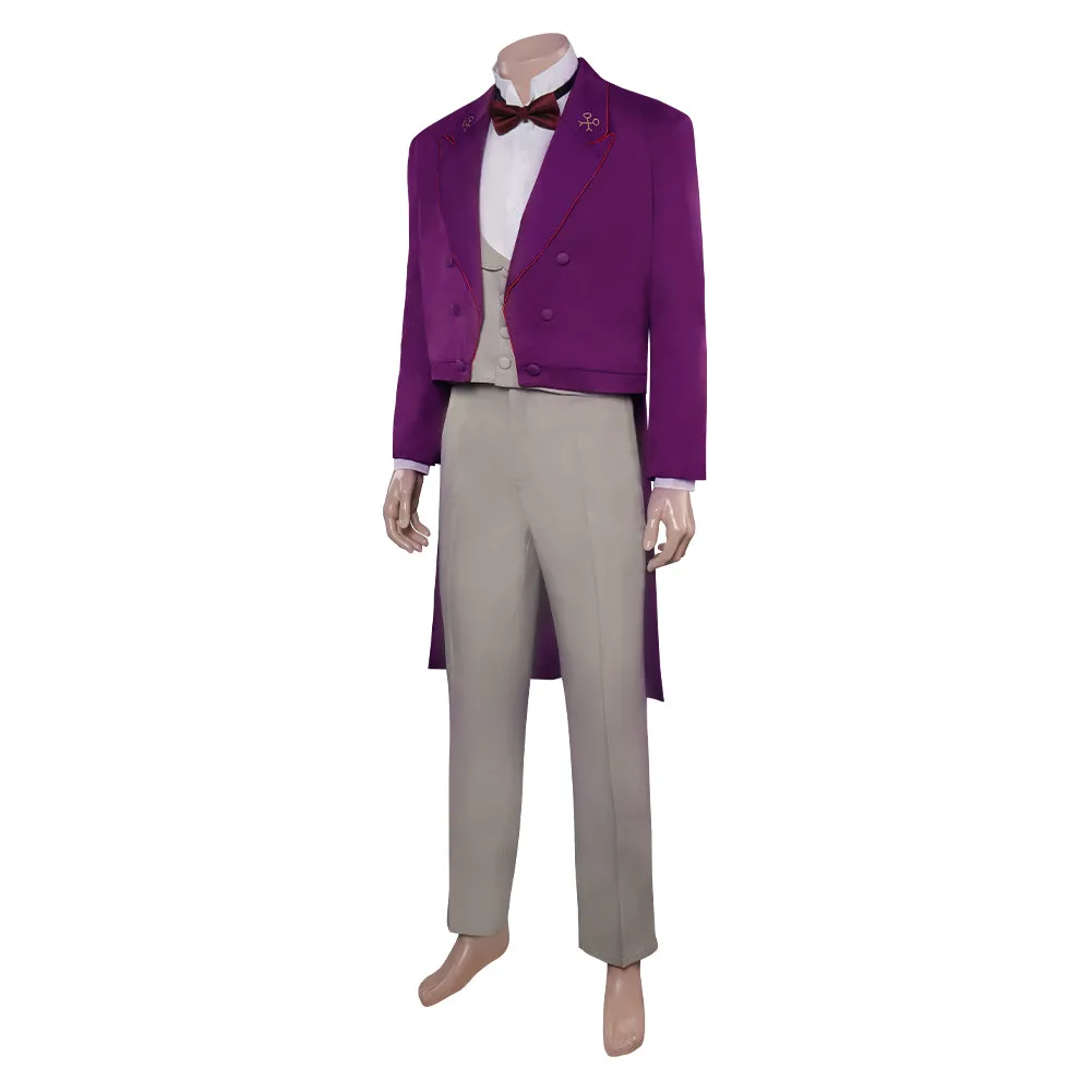 The Grand Budapest Hotel M.Gustave Business Outfits Cosplay Costume Halloween Carnival Suit