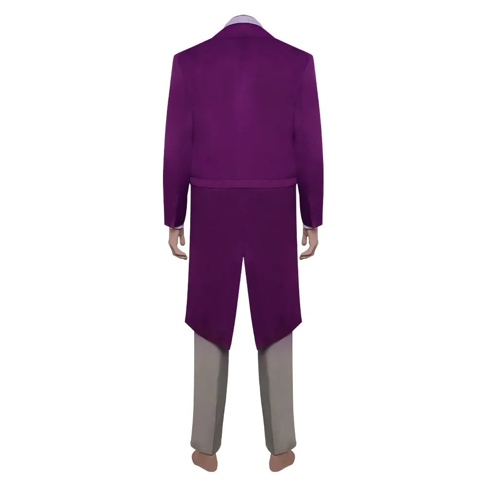 The Grand Budapest Hotel M.Gustave Business Outfits Cosplay Costume Halloween Carnival Suit