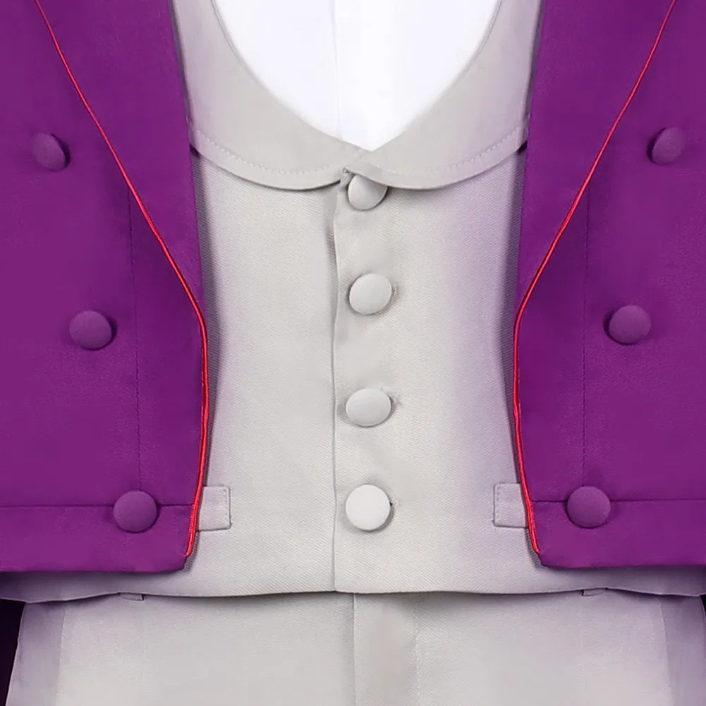 The Grand Budapest Hotel M.Gustave Business Outfits Cosplay Costume Halloween Carnival Suit