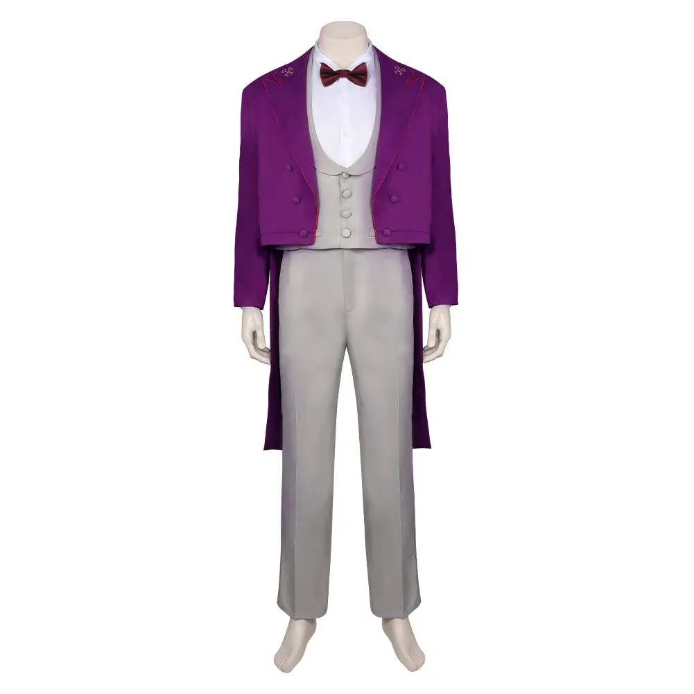 The Grand Budapest Hotel M.Gustave Business Outfits Cosplay Costume Halloween Carnival Suit