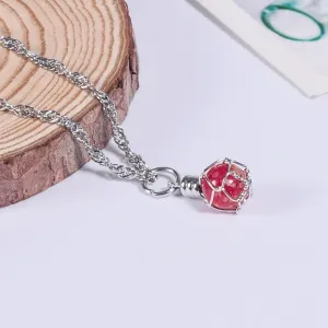 The Luminous Crystal Ball Necklace
