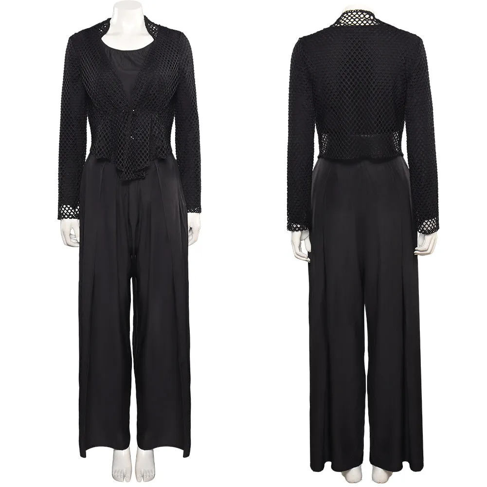 The Witcher Yennefer Cosplay Costume Black Outfits Halloween Carnival Suit