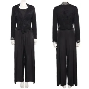 The Witcher Yennefer Cosplay Costume Black Outfits Halloween Carnival Suit