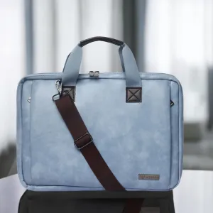 Timeless Unity Laptop Messenger Bag - Sky Blue