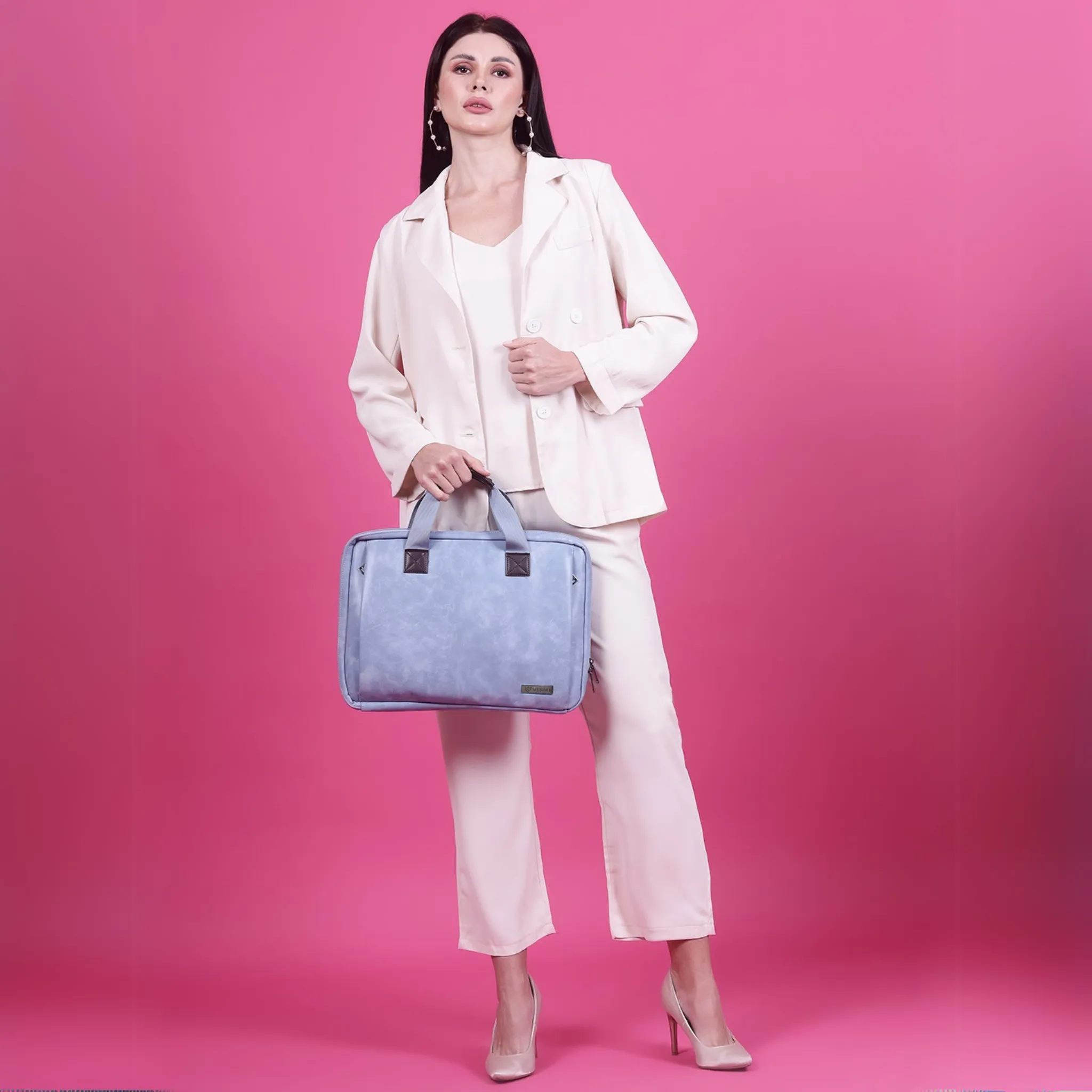 Timeless Unity Laptop Messenger Bag - Sky Blue