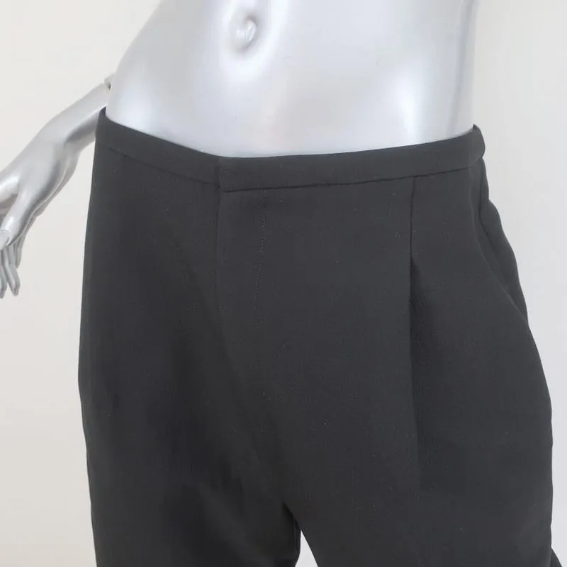 Toteme Bermuda Shorts Lluc Black Pleated Twill Size Medium NEW