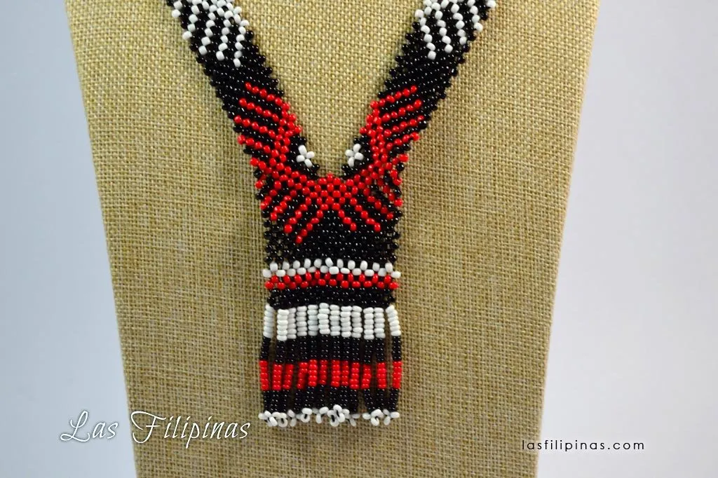 TRIBAL BEADED NECKLACE - Ethnic Mandaya Jewelry
