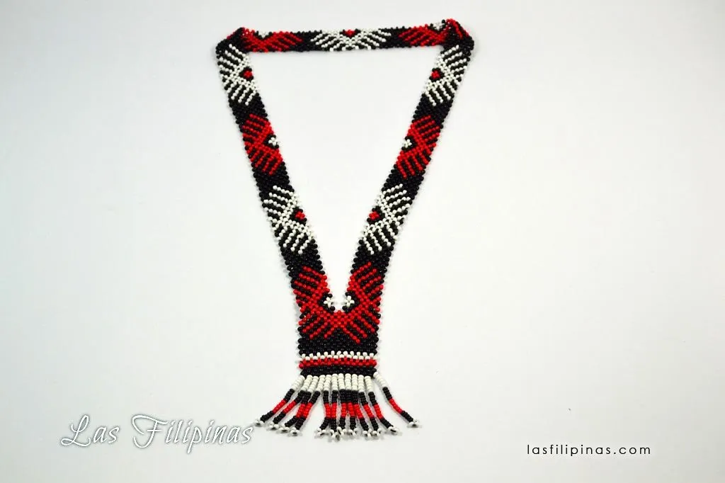 TRIBAL BEADED NECKLACE - Ethnic Mandaya Jewelry