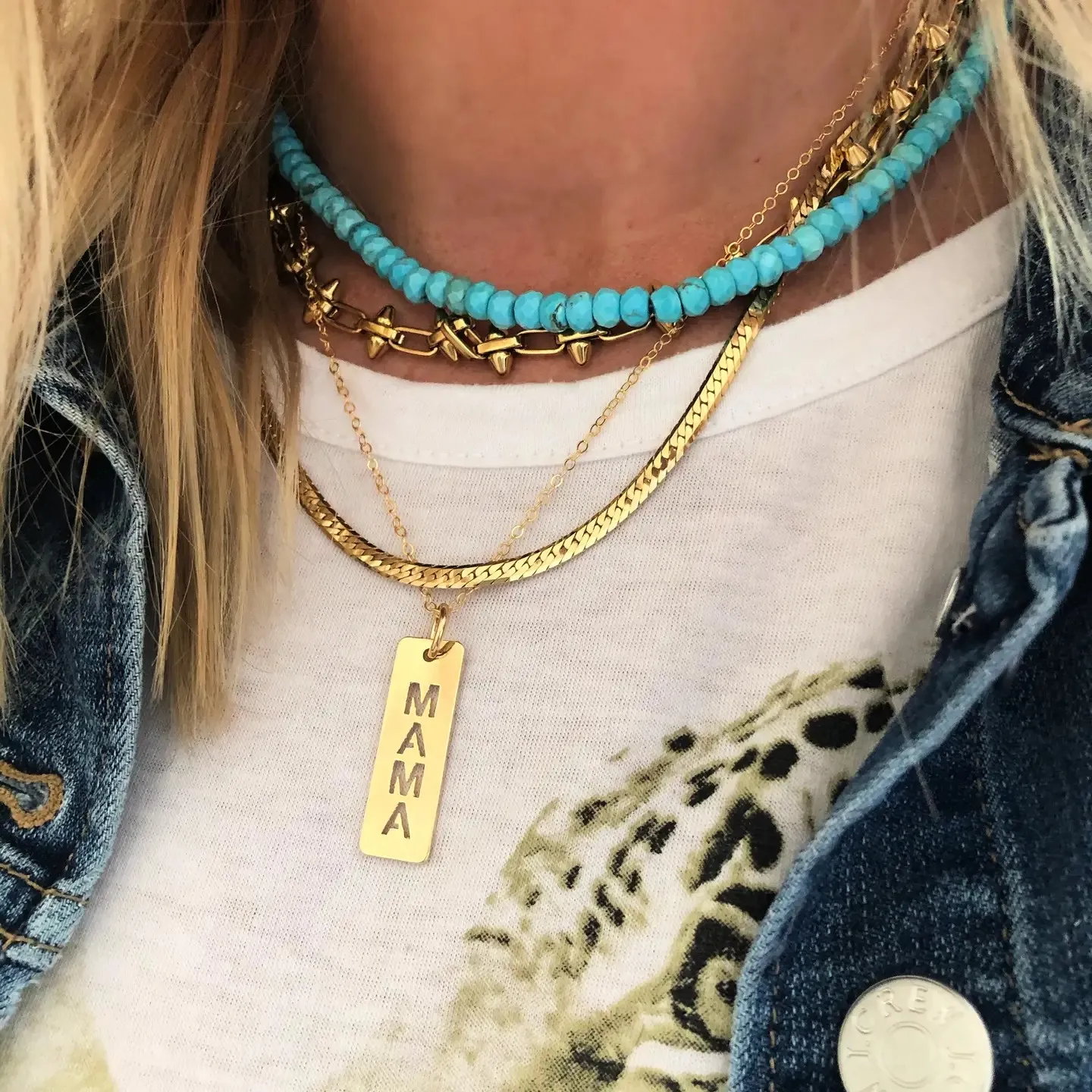 Turquoise Beaded Necklace