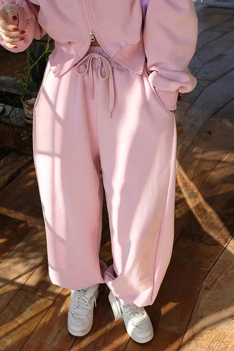 UJ0216 Jacket and Sweatpants Tracksuit Set