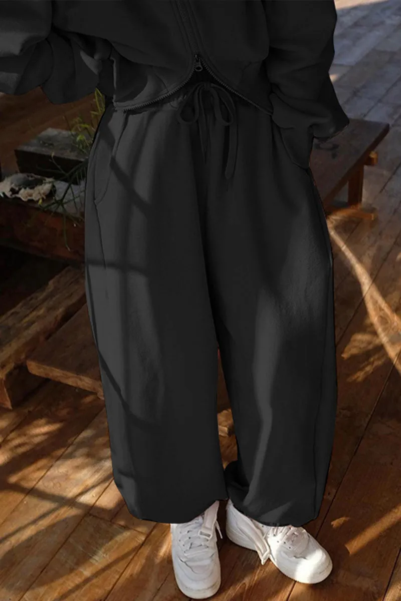 UJ0216 Jacket and Sweatpants Tracksuit Set