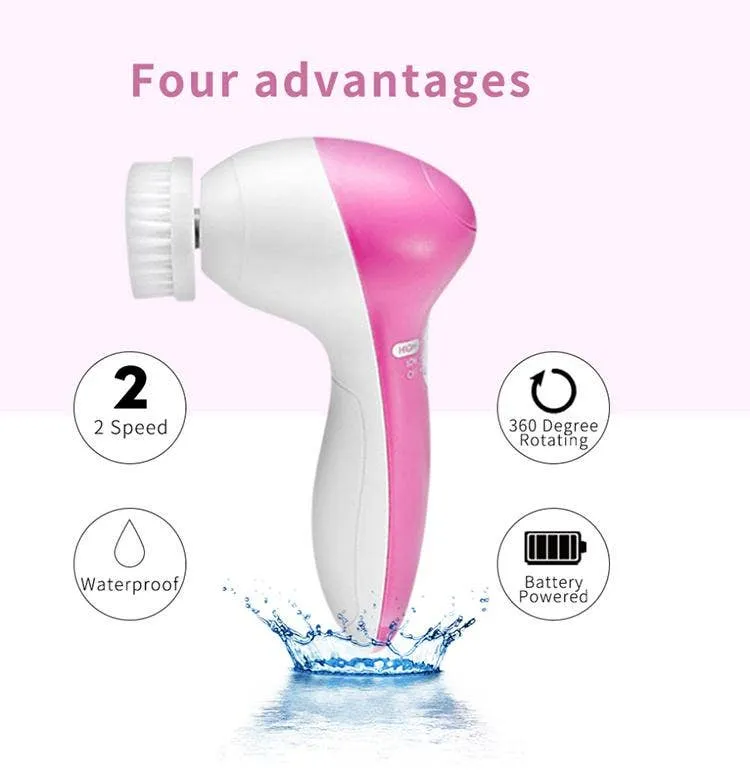 Ultimate 3-in-1 Electric Facial Cleansing Brush