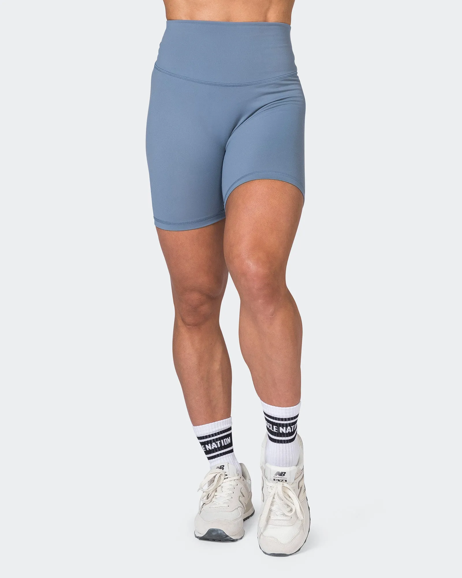 Ultra Signature Bike Shorts - Stone Blue