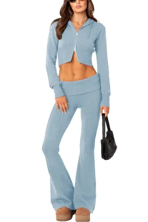 UR3407 Crop Shirt and Pants Set Top
