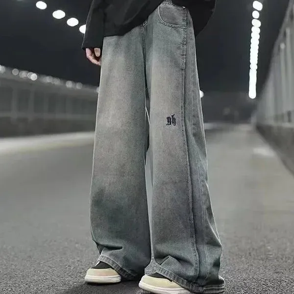 UrbaneModa Vintage-Stil Loose-Fit Jeans für Herren