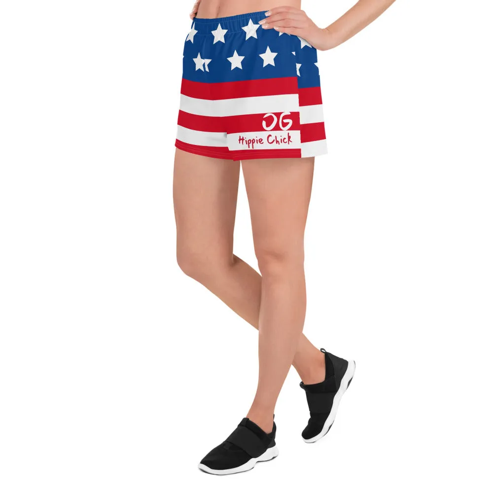 USA Women's Athletic Shorts
