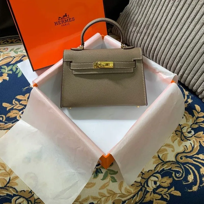 VELORA - Kelly Mini Handbag Khaki