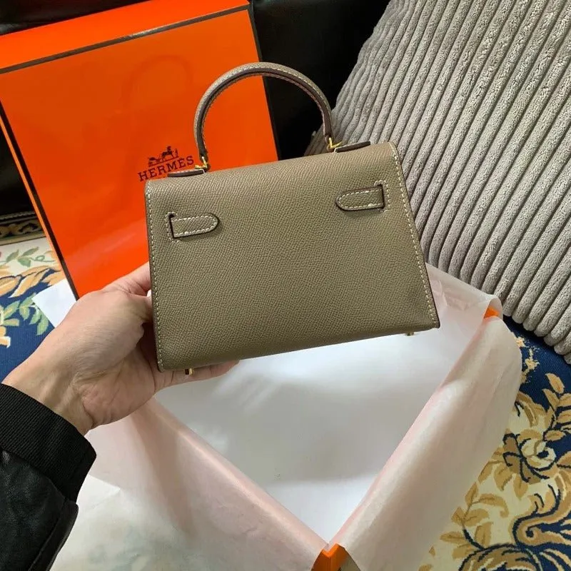 VELORA - Kelly Mini Handbag Khaki