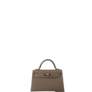 VELORA - Kelly Mini Handbag Khaki