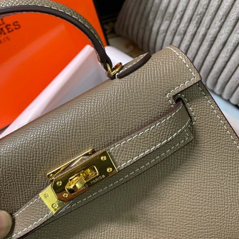 VELORA - Kelly Mini Handbag Khaki