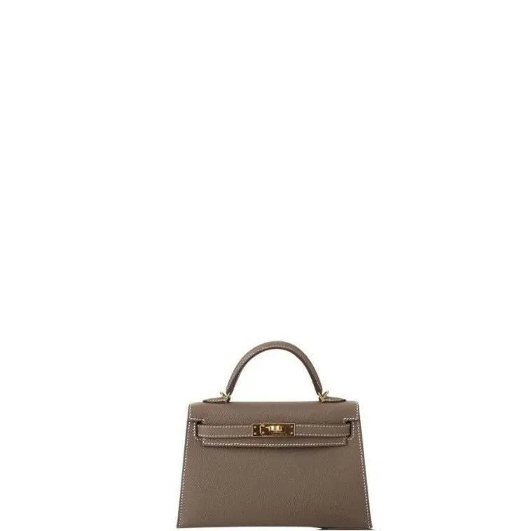 VELORA - Kelly Mini Handbag Khaki