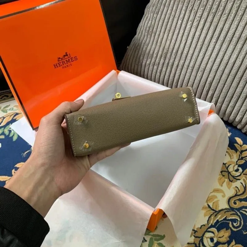 VELORA - Kelly Mini Handbag Khaki