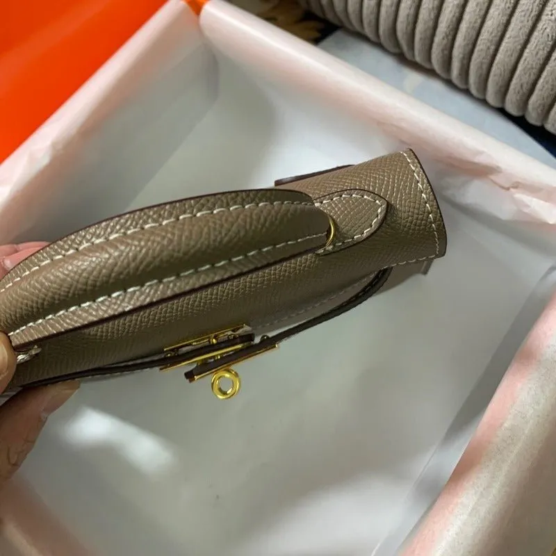 VELORA - Kelly Mini Handbag Khaki