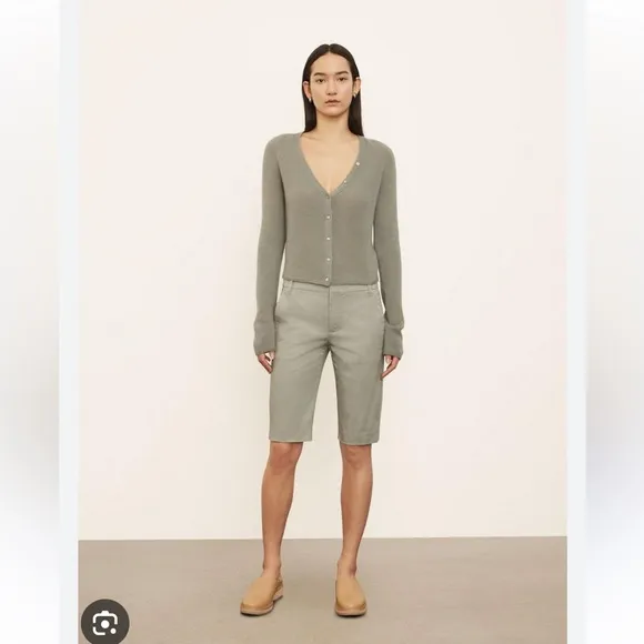 Vince Coin Pocket Bermuda Long Shorts Sea Green