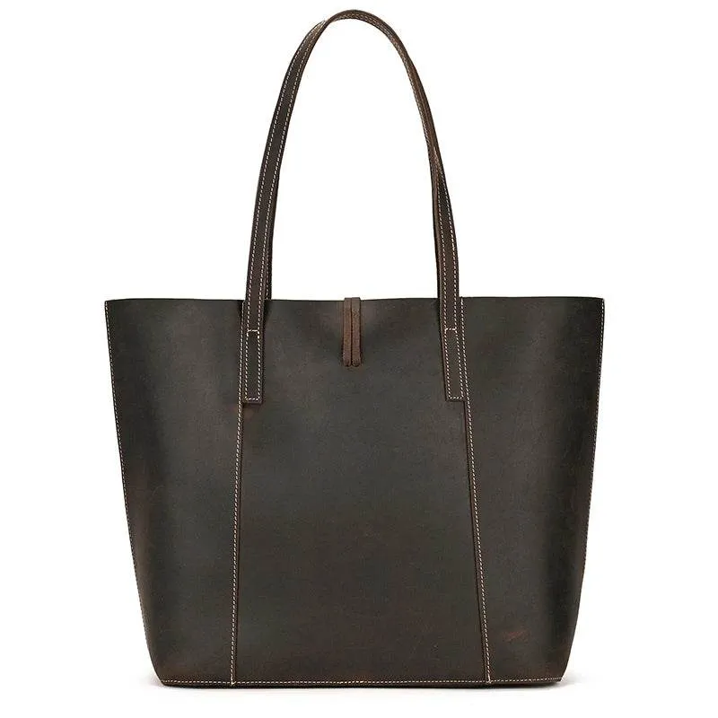 Vintage Leather Women’s Tote Bag Genuine Leather Shoulder