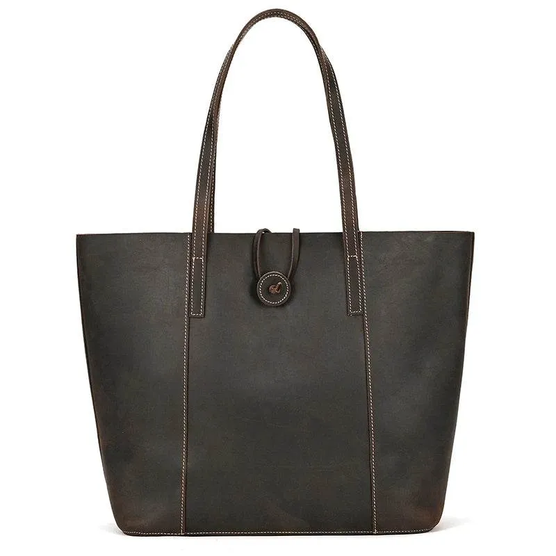 Vintage Leather Women’s Tote Bag Genuine Leather Shoulder