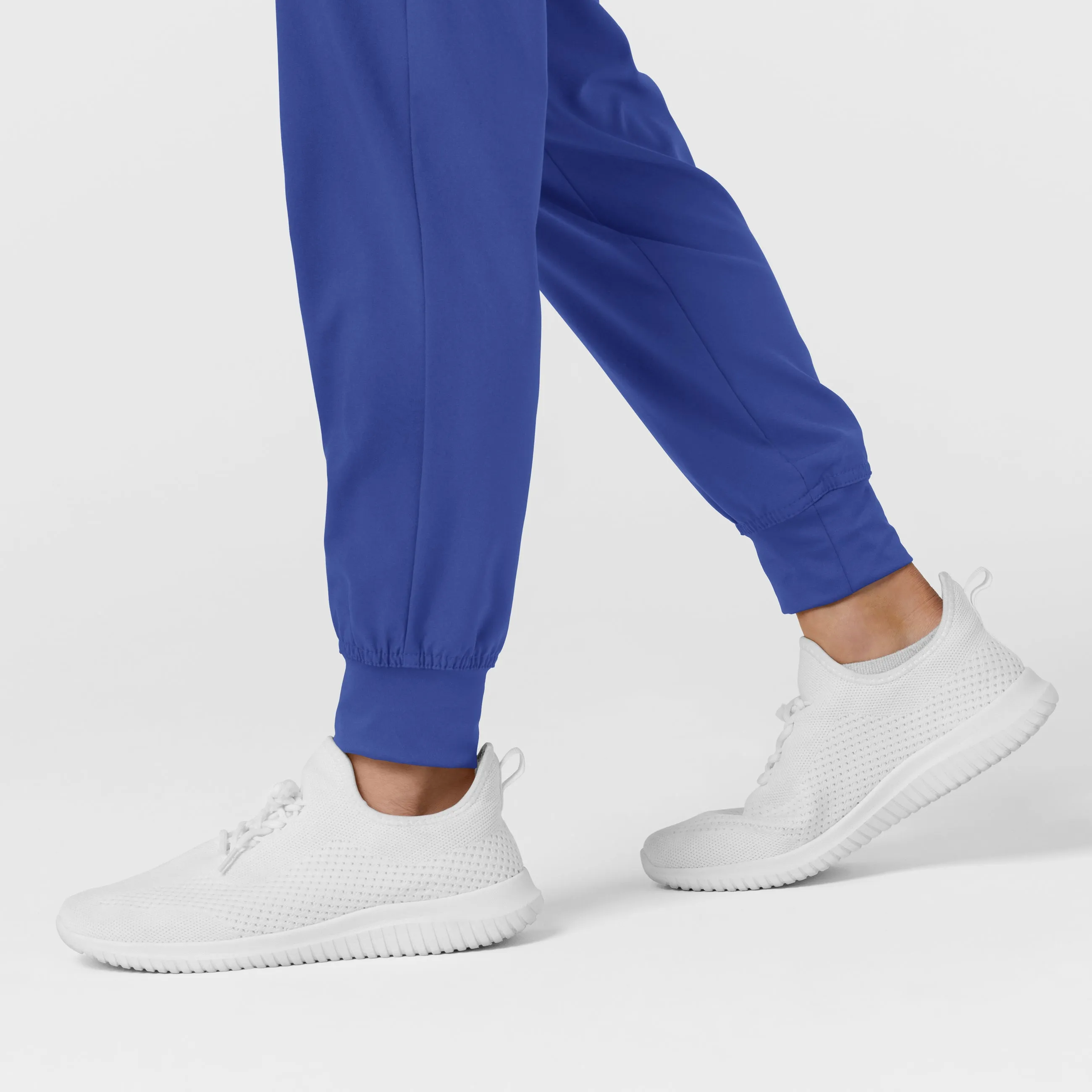 W123 5555 Comfort Waist Cargo Jogger Scrub Pants Galaxy Blue