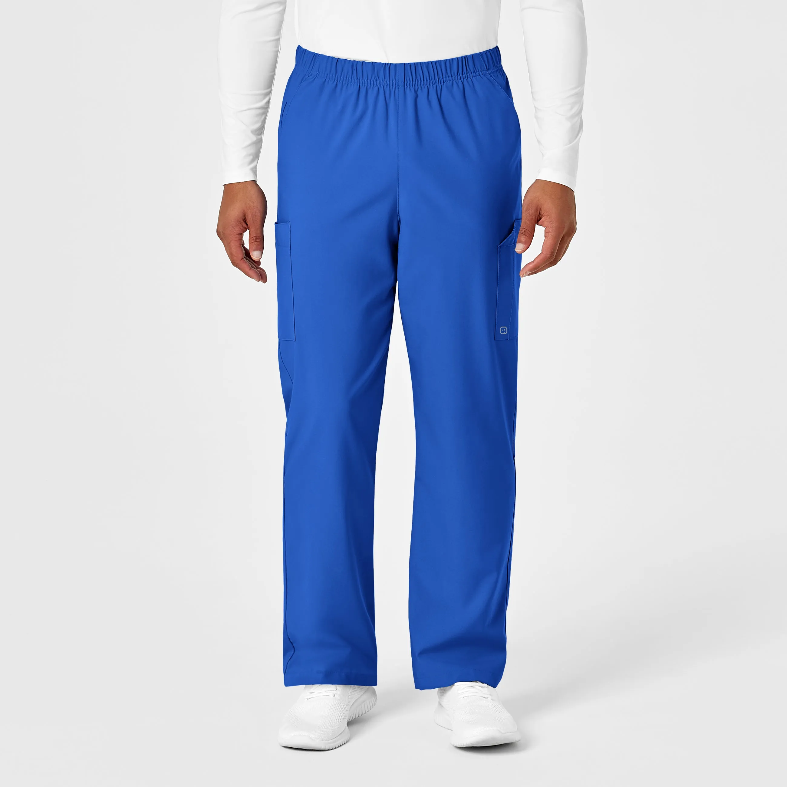 W123 5855 Unisex Multi-Cargo Scrub Pants Royal