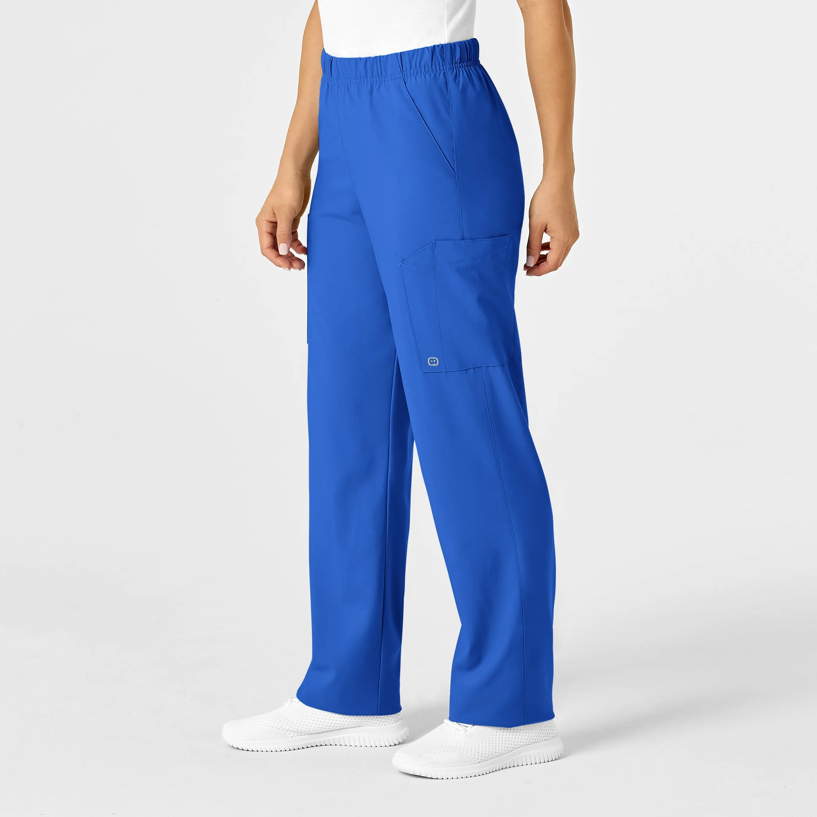 W123 5855 Unisex Multi-Cargo Scrub Pants Royal
