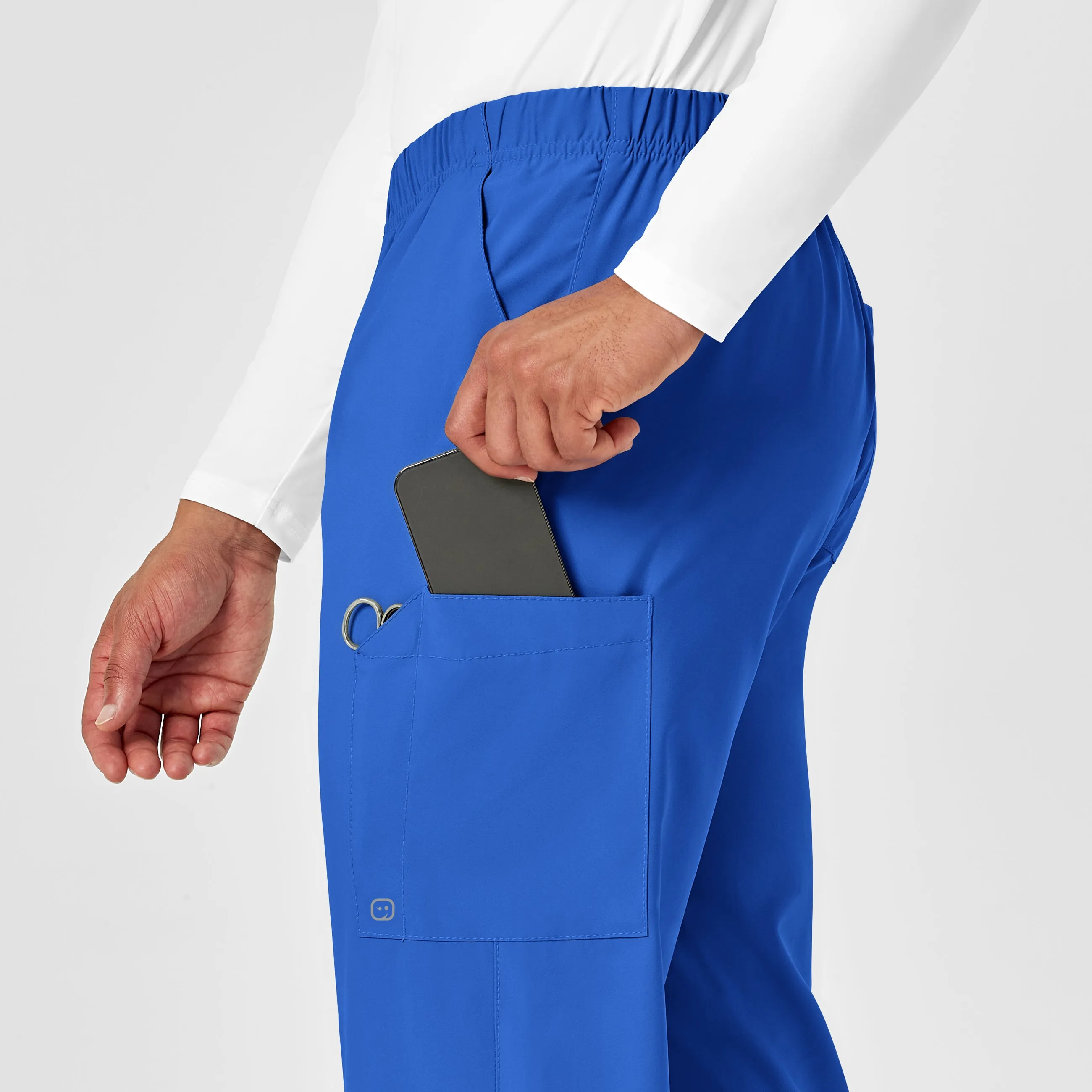 W123 5855 Unisex Multi-Cargo Scrub Pants Royal