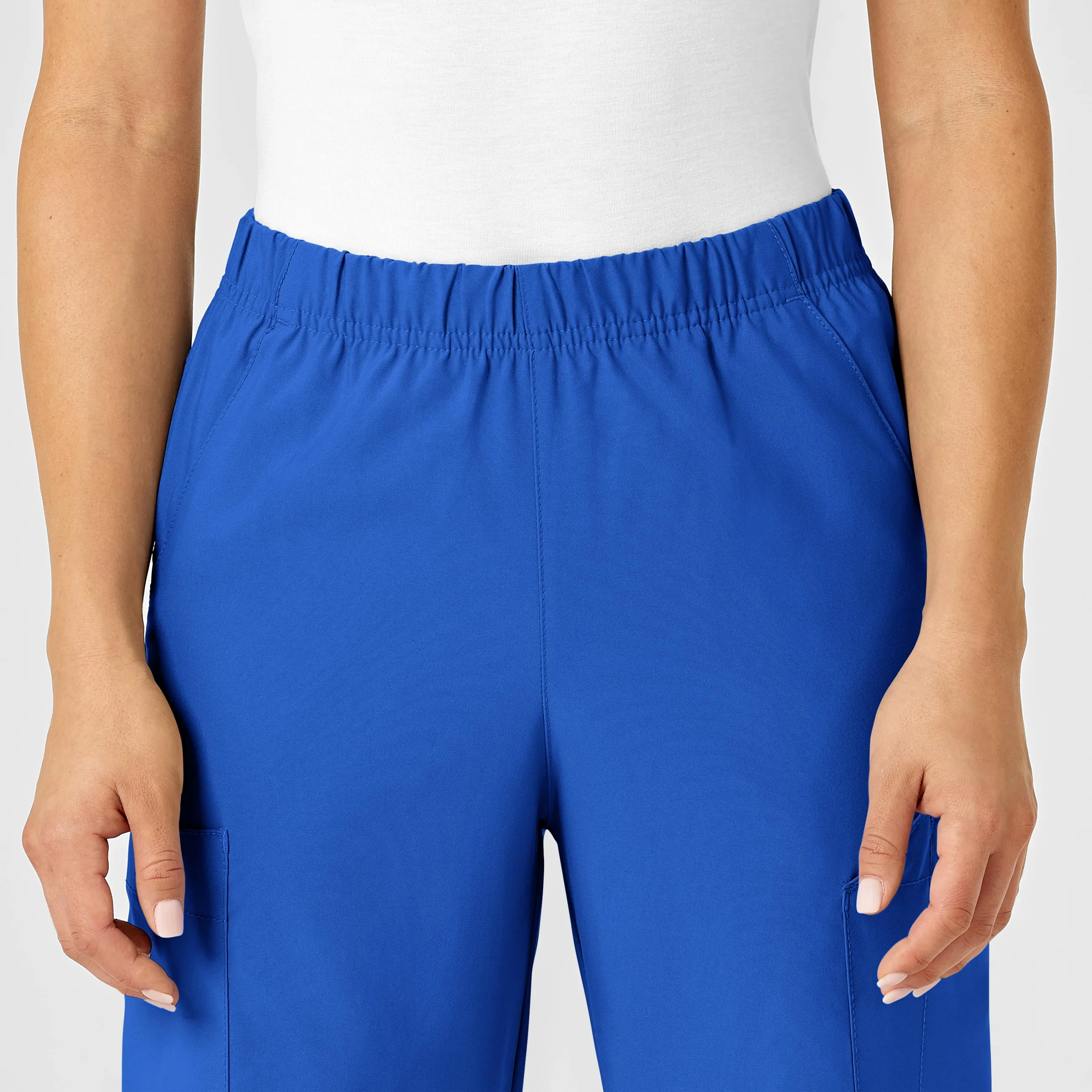 W123 5855 Unisex Multi-Cargo Scrub Pants Royal