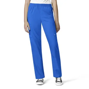 W123 5855 Unisex Multi-Cargo Scrub Pants Royal