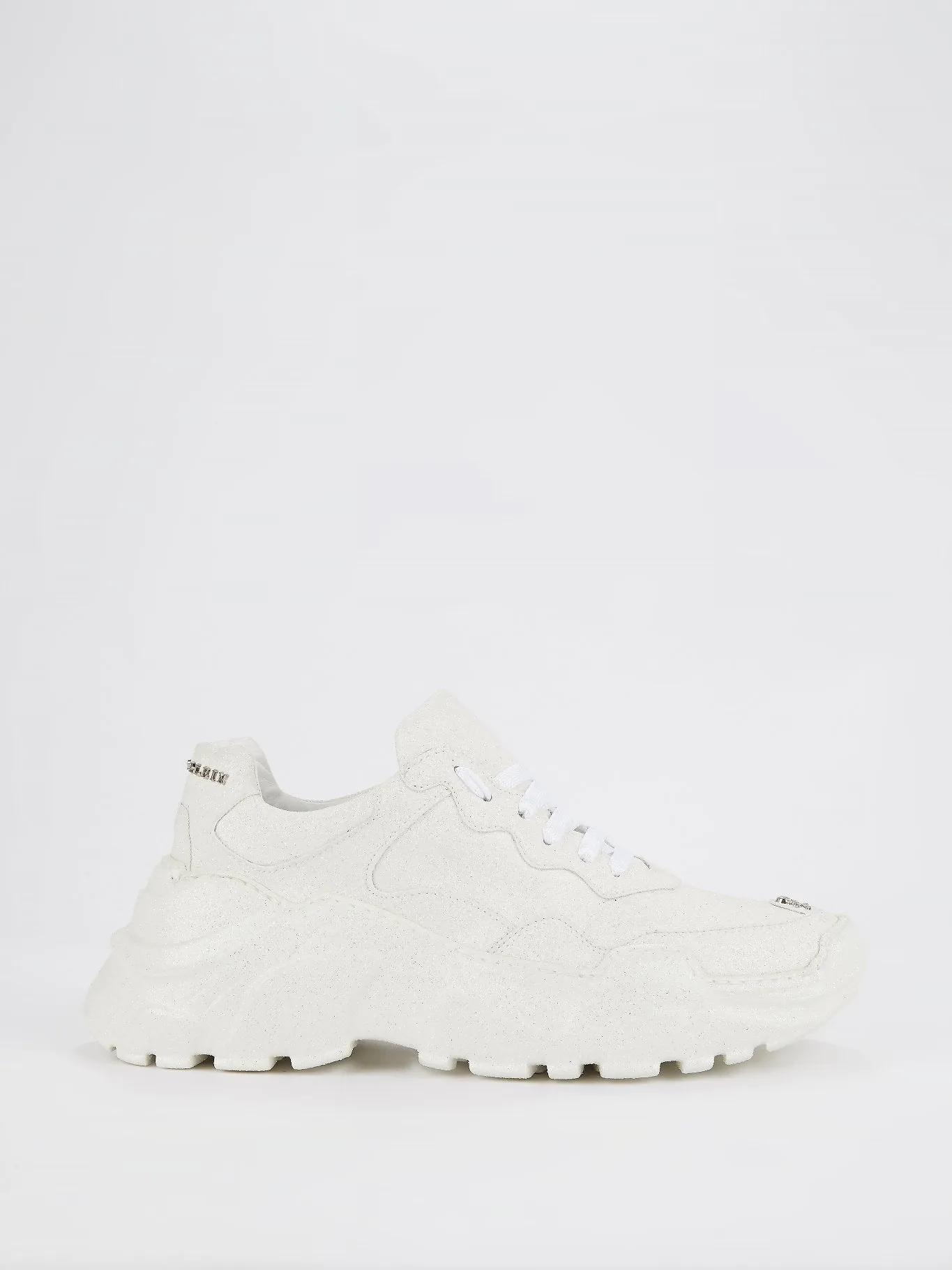 White Crystal Runner Sneakers