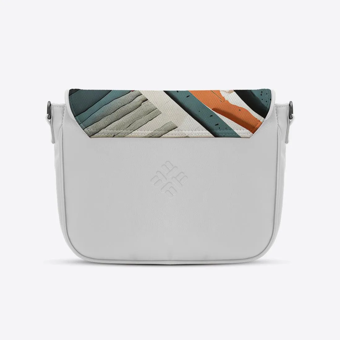 White Messenger Crossbody Disrupted