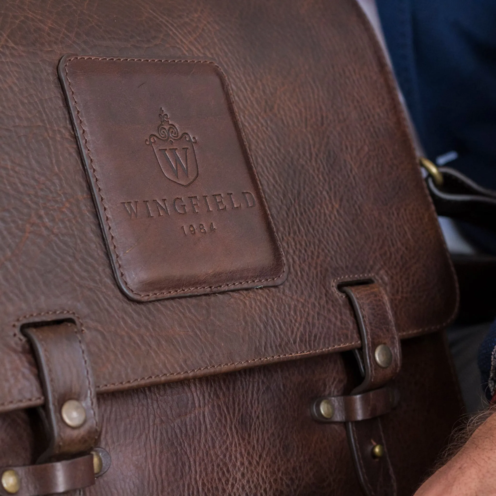 Wingfield Leather Messenger Bag