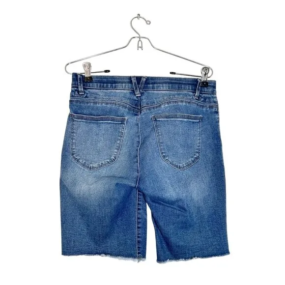 Wit &amp; Wisdom 'Ab' solution Retro Denim Bermuda Shorts in Blue - Sz 2
