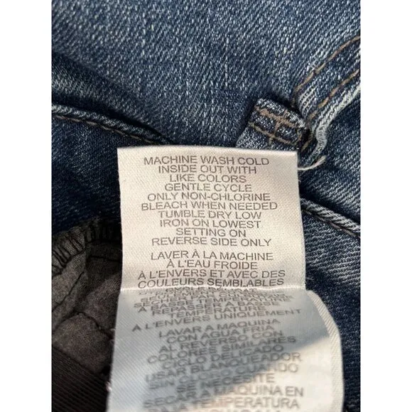 Wit &amp; Wisdom 'Ab' solution Retro Denim Bermuda Shorts in Blue - Sz 2