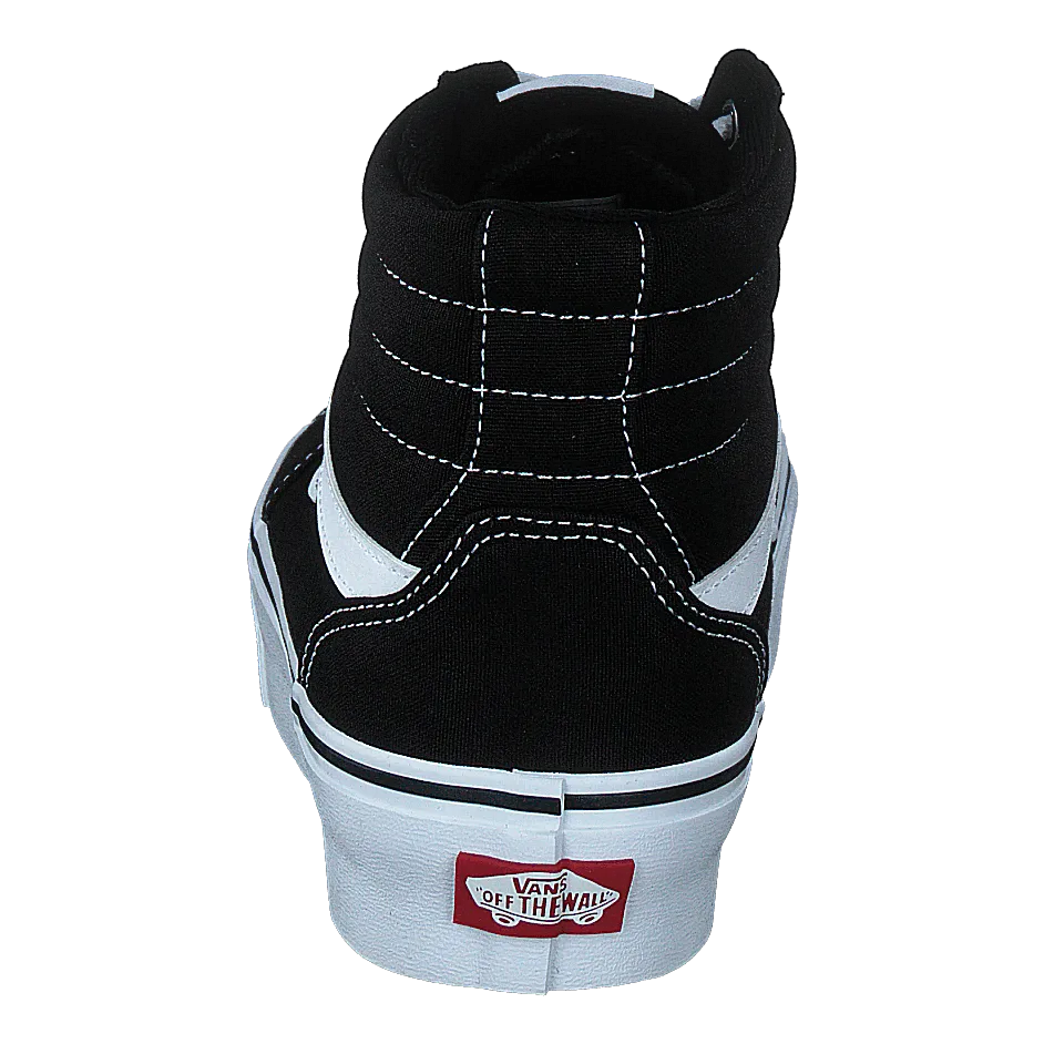 Wm Filmore Hi Platform (canvas) Black/white
